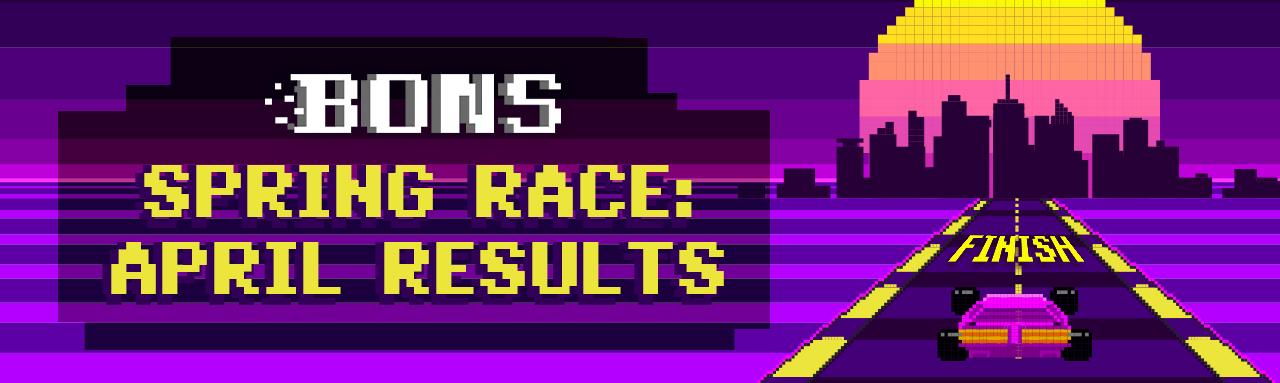 SPRING RACE: APRIL RESULTS